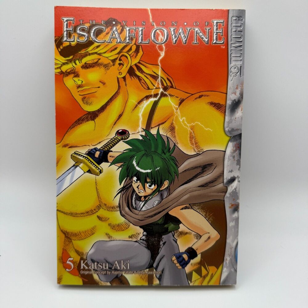 MANGA: The Vision of Escaflowne Vol. 5 Aki Katsu 2004 First Tokyopop Printing